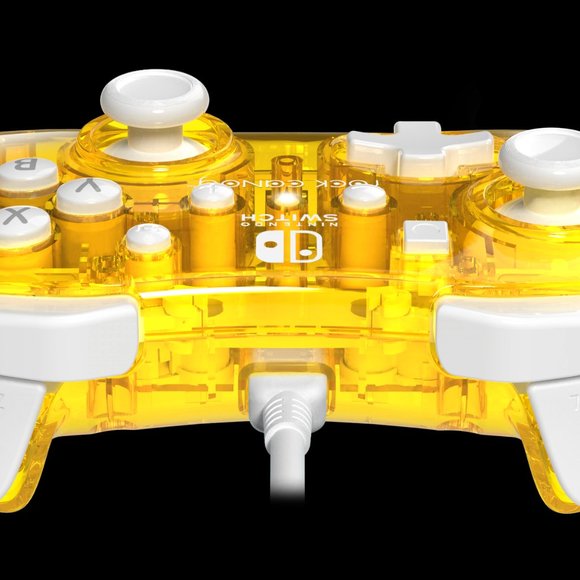 Nintendo Switch Controller Wired Rock Candy Yellow Pineapple Pop PDP New Sealed - Picture 8 of 10